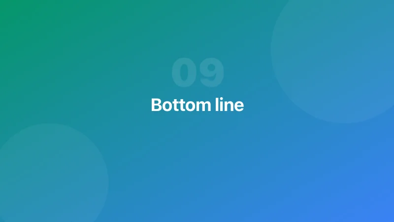 Bottom line