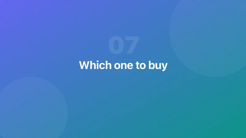Which one to buy