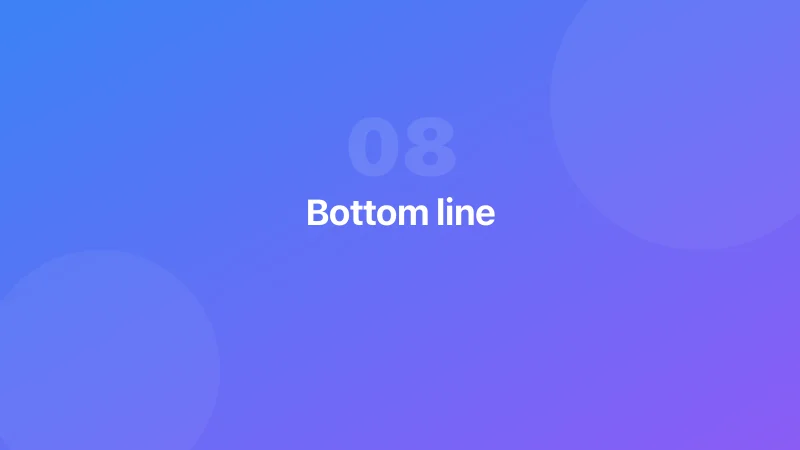 Bottom line